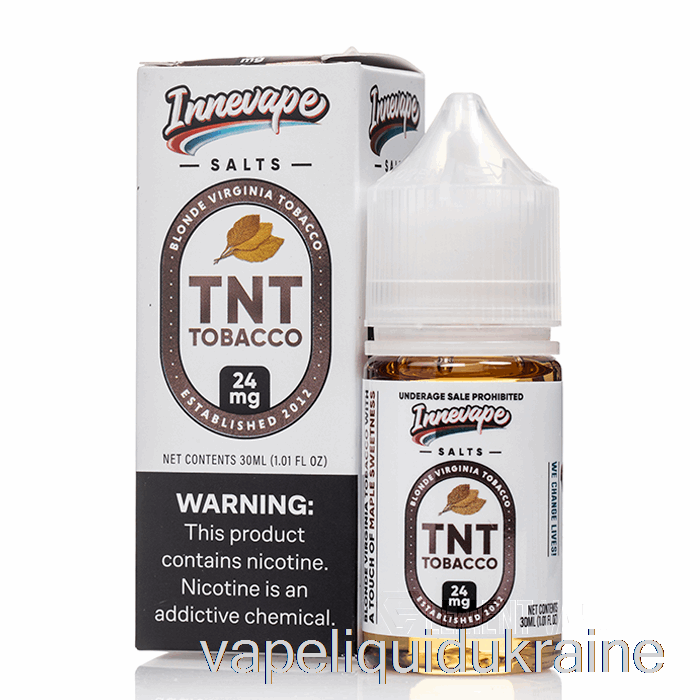 Vape Liquid Ukraine TNT Tobacco SALTS - Innevape E-Liquids - 30mL 50mg